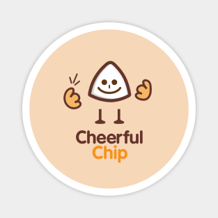 Cheerful Chip Expression Magnet